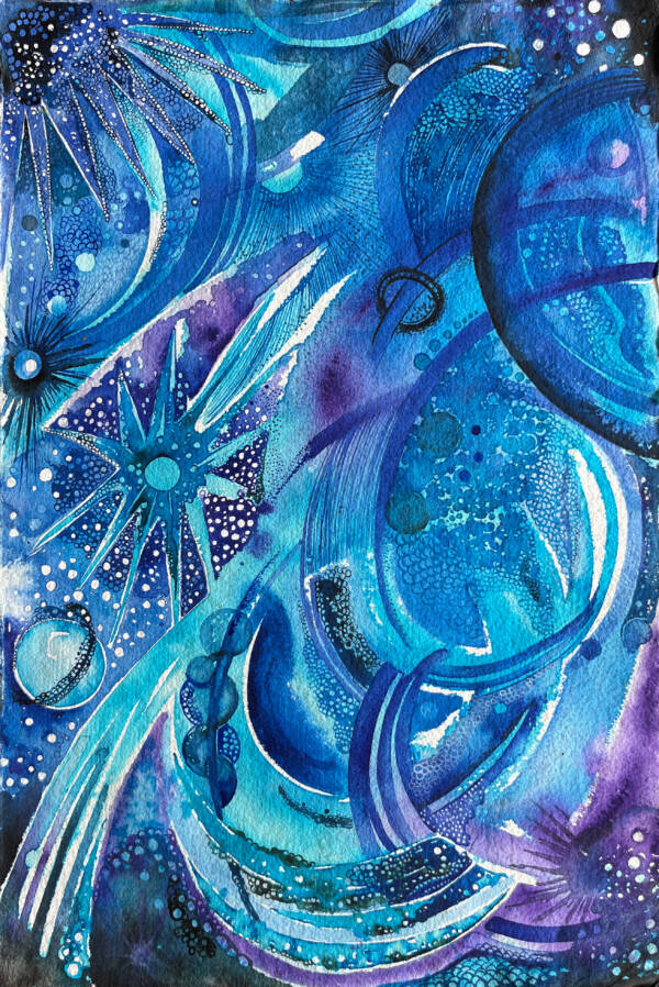 Azul Profundo Original (50x35)